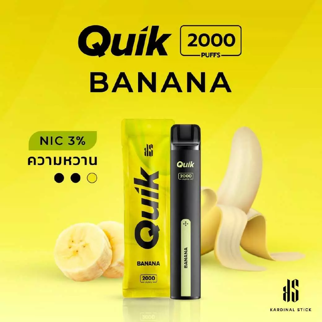 ks quik banana 2000 Puff