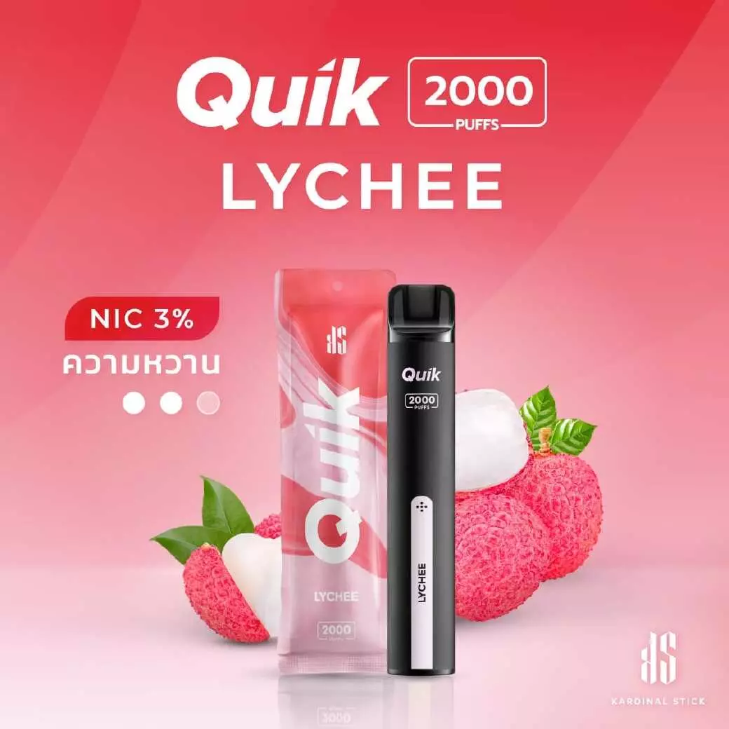 ks quik lychee 2000 Puff